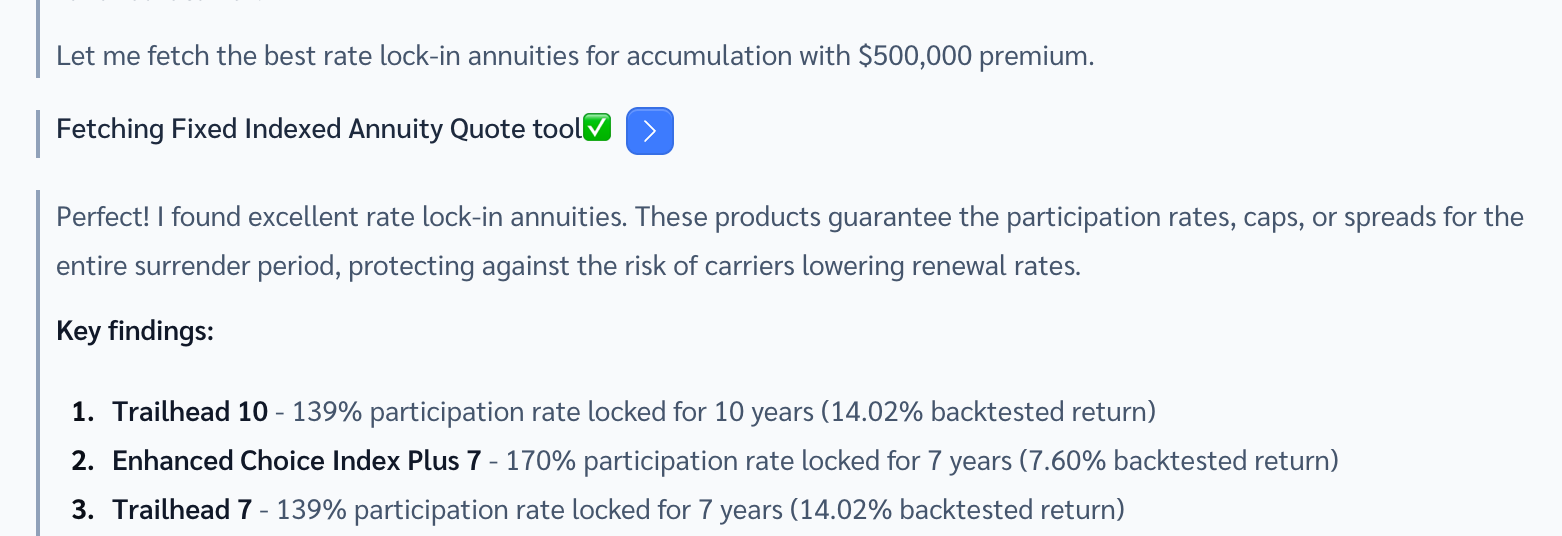 Rate lock