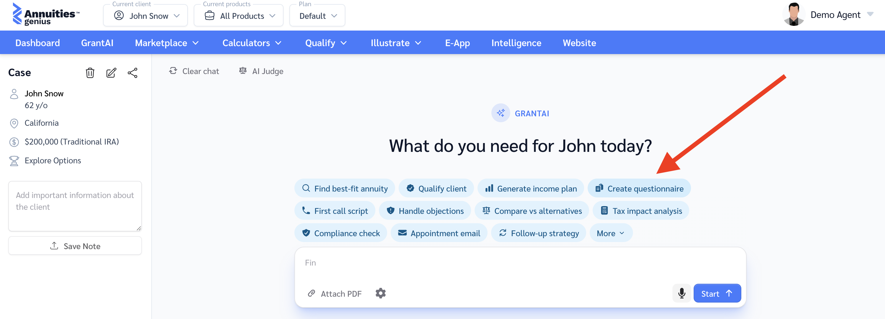 grant-ai-dynamic-questionnaire